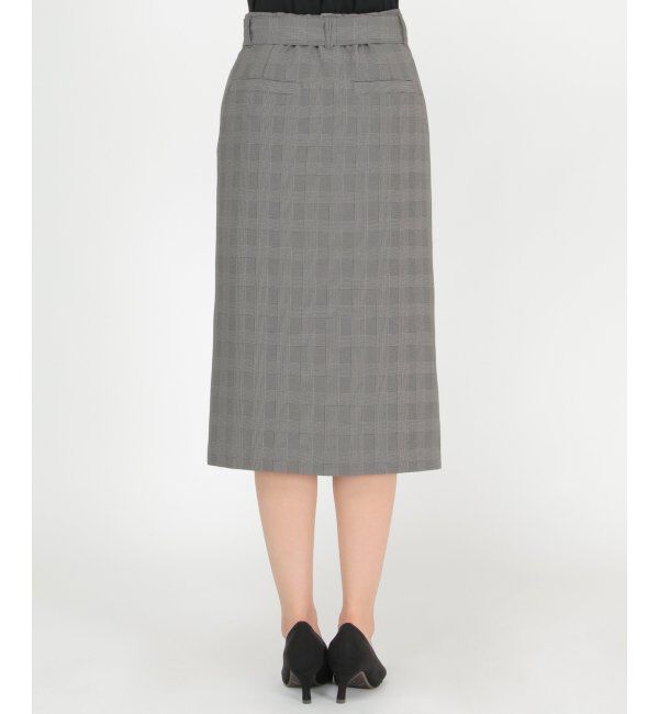 IKKA LOUNGE「チェックスカートスーツ」|ワンピース|