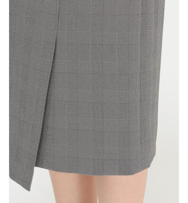 IKKA LOUNGE「チェックスカートスーツ」|ワンピース|