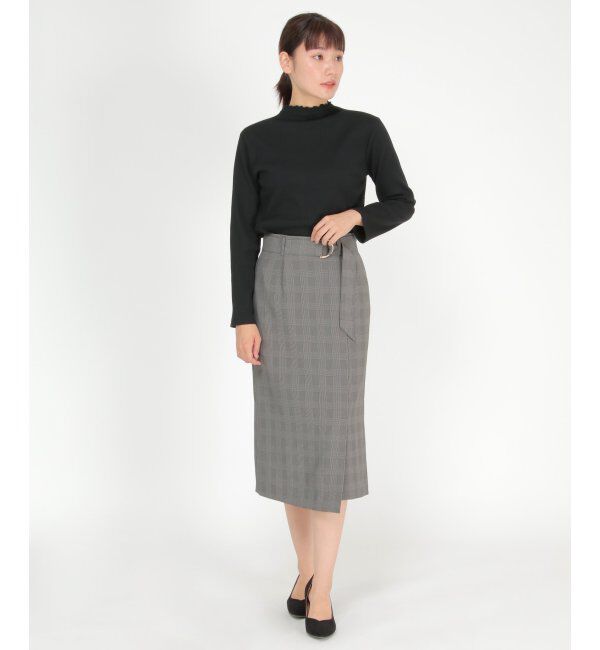 IKKA LOUNGE「チェックスカートスーツ」|ワンピース|