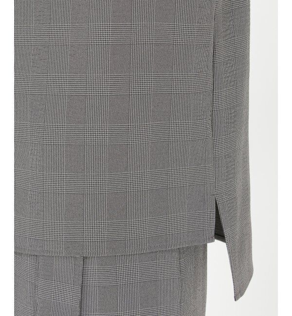 IKKA LOUNGE「チェックスカートスーツ」|ワンピース|