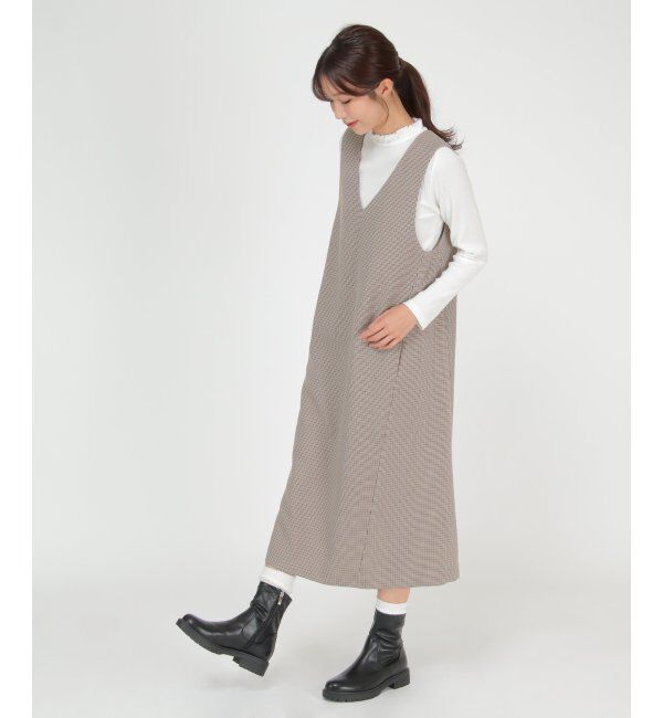 ikka「ミドルトラックソールブーツ」|ショートブーツ|