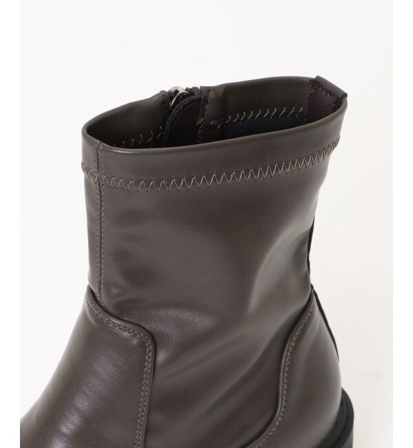 ikka「ミドルトラックソールブーツ」|ショートブーツ|