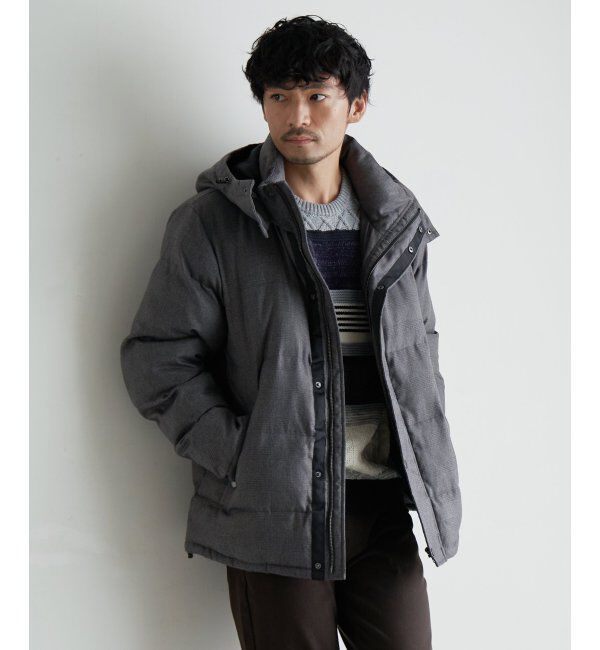 ikka「soronaウールライク中綿ブルゾン」|ブルゾン・スタジャン|グレイ