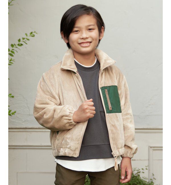 ikka kids「ボアフリースジャケット（120~160cm）」|その他|