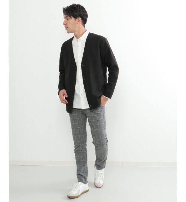 ikka「【イージーケア／シワ軽減】LANATEC アムンゼンカーディガン【セットアップ対応】」|シャツ・ブラウス|