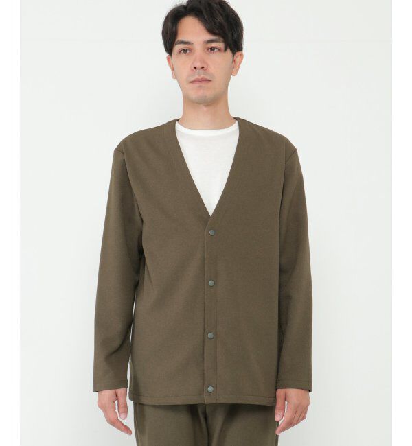 ikka「【イージーケア／シワ軽減】LANATEC アムンゼンカーディガン【セットアップ対応】」|シャツ・ブラウス|