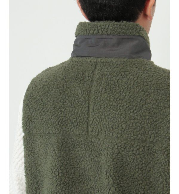 ikka「CAMP LOGOS 防風シープボアベスト」|ダウンベスト・ベスト|