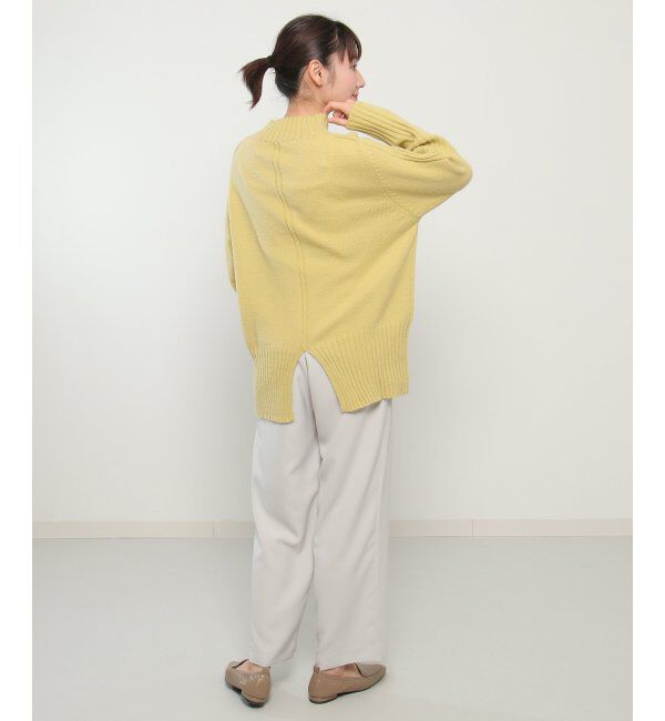 ikka「ハイネックバックスリットプルオーバー」|プルオーバー|