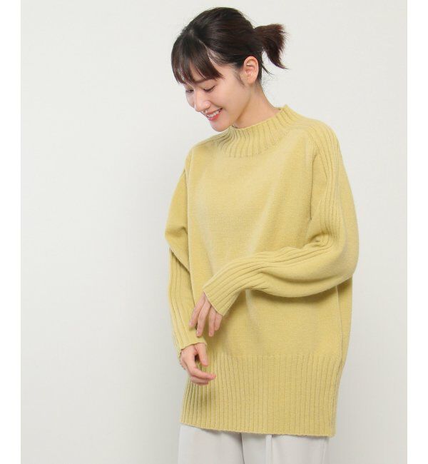 ikka「ハイネックバックスリットプルオーバー」|プルオーバー|