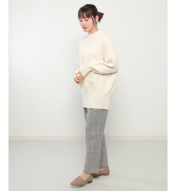 ikka「ハイネックバックスリットプルオーバー」|プルオーバー|