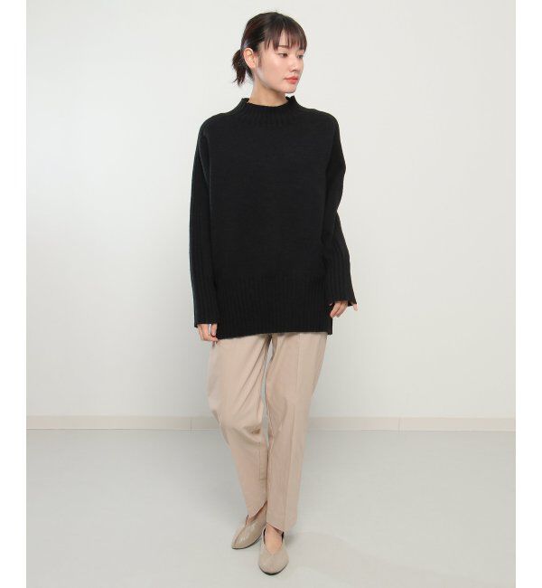 ikka「ハイネックバックスリットプルオーバー」|プルオーバー|