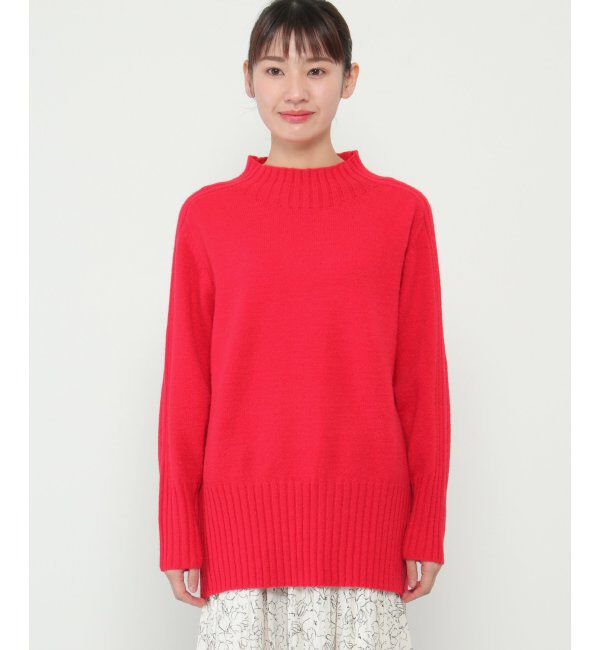ikka「ハイネックバックスリットプルオーバー」|プルオーバー|