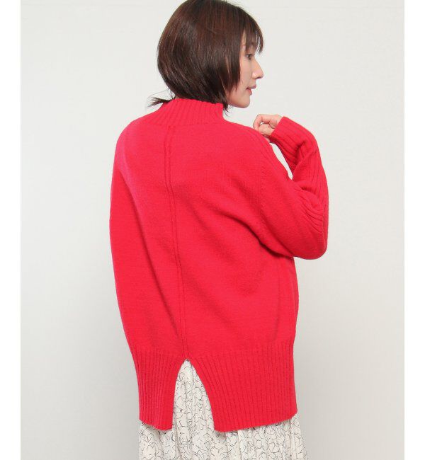 ikka「ハイネックバックスリットプルオーバー」|プルオーバー|