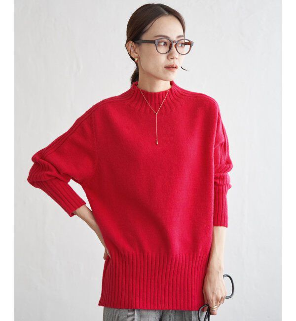 ikka「ハイネックバックスリットプルオーバー」|プルオーバー|