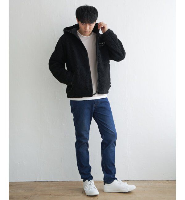 ikka「URBAN NATURE LIFE アーバンネイチャーライフ ボアブルゾン」|ブルゾン・スタジャン|