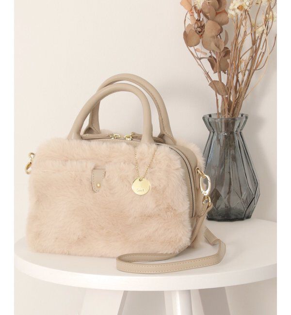 ikka「【雑誌InRed12月号掲載】エコファー2WAYミニショルダーバッグ」|その他|