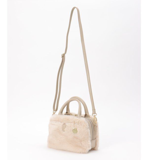 ikka「【雑誌InRed12月号掲載】エコファー2WAYミニショルダーバッグ」|その他|