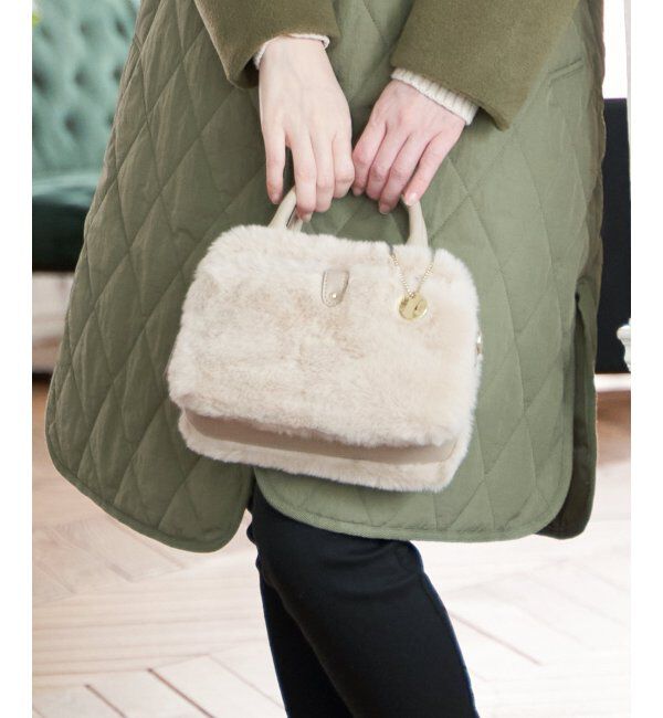 ikka「【雑誌InRed12月号掲載】エコファー2WAYミニショルダーバッグ」|その他|