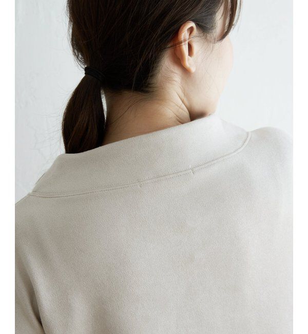 ikka「【親子おそろい】GOKU楽 カットスエードスピンドルプルオーバー」|パーカー|