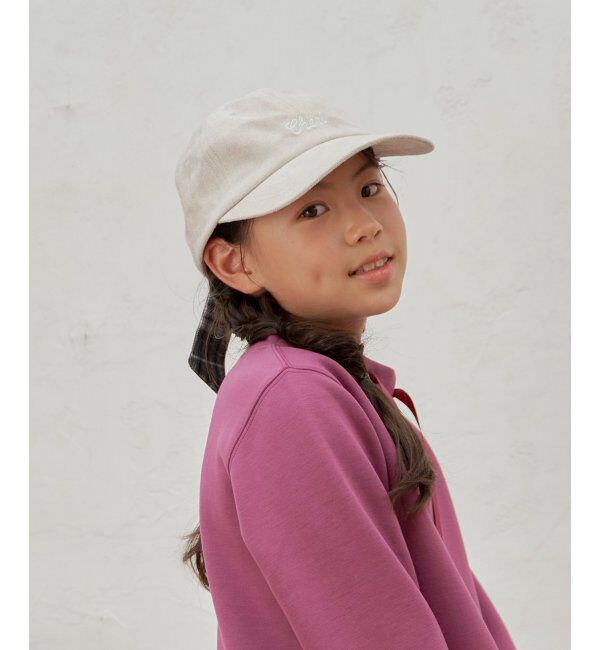 ikka kids「フェイクスエード後ろリボンキャップ」|その他|
