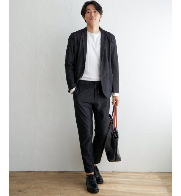 IKKA LOUNGE「【セットアップ対応】GOKU楽ワーク デニムライクジャケット」|テーラードジャケット|