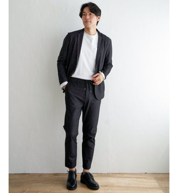IKKA LOUNGE「【セットアップ対応】GOKU楽ワーク デニムライクジャケット」|テーラードジャケット|