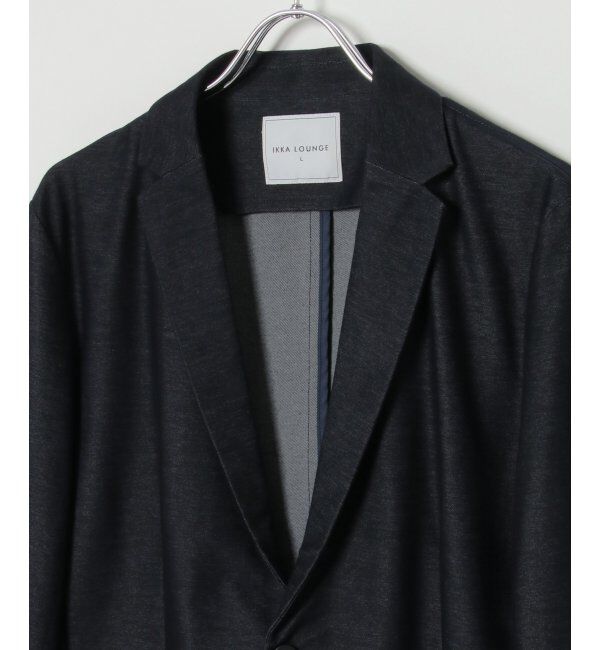 IKKA LOUNGE「【セットアップ対応】GOKU楽ワーク デニムライクジャケット」|テーラードジャケット|