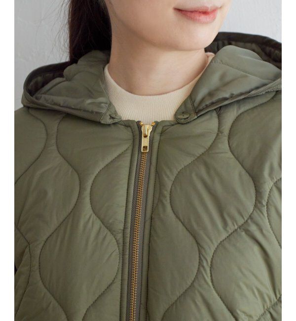 ikka「撥水キルティングフードコート」|その他|