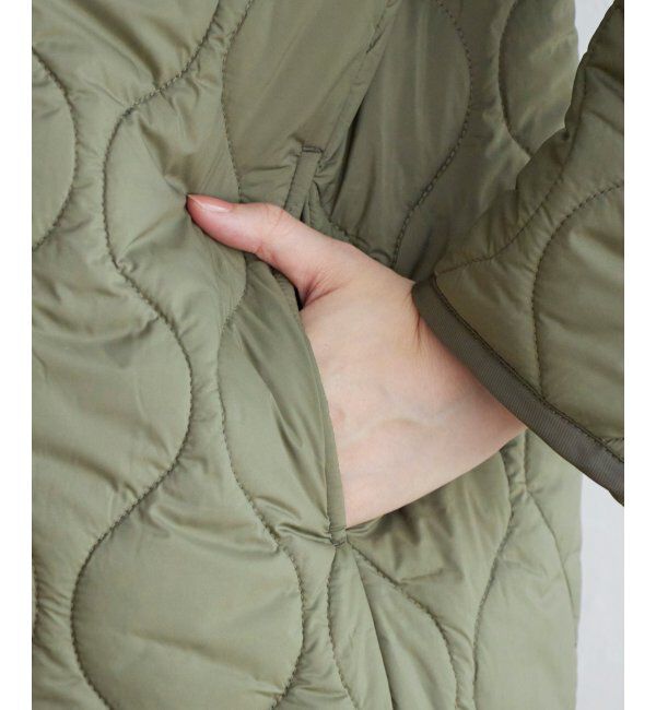 ikka「撥水キルティングフードコート」|その他|