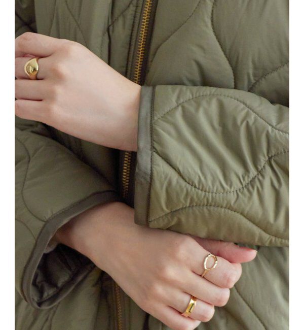 ikka「撥水キルティングフードコート」|その他|