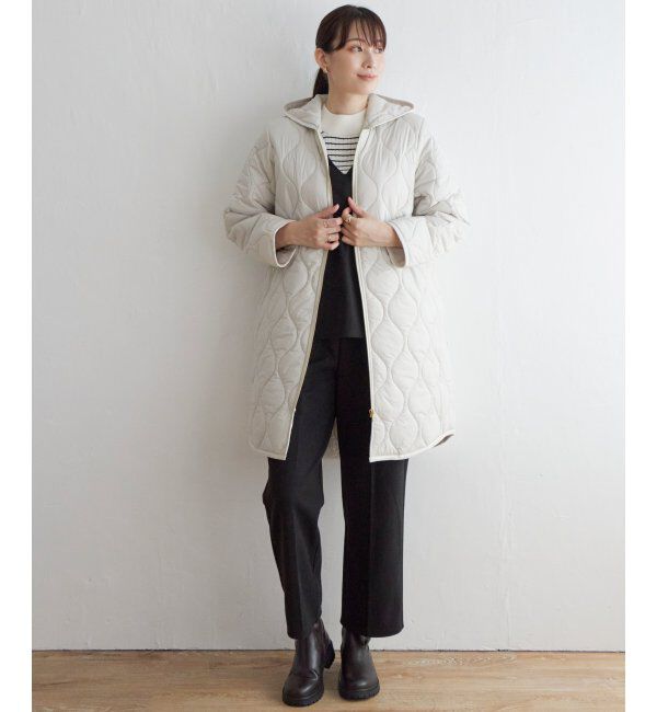 ikka「撥水キルティングフードコート」|その他|