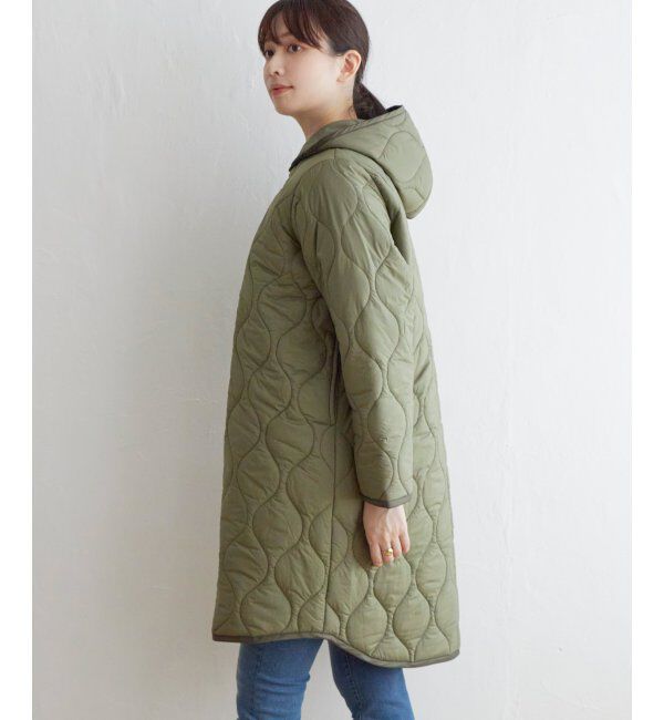 ikka「撥水キルティングフードコート」|その他|