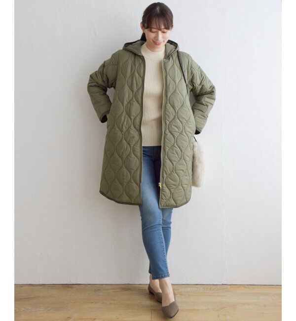 ikka「撥水キルティングフードコート」|その他|