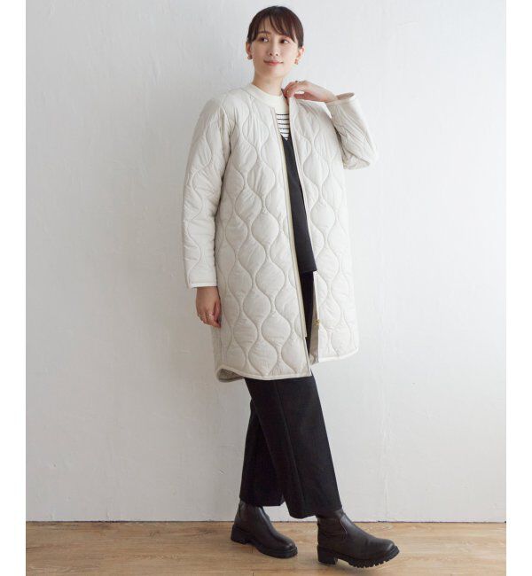 ikka「撥水キルティングフードコート」|その他|