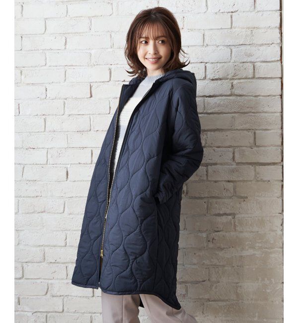ikka「撥水キルティングフードコート」|その他|
