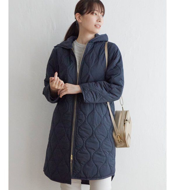 ikka「撥水キルティングフードコート」|その他|