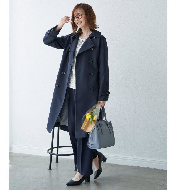 IKKA LOUNGE「撥水ロングトレンチコート」|その他|