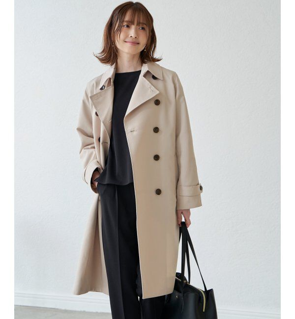 IKKA LOUNGE「撥水ロングトレンチコート」|その他|