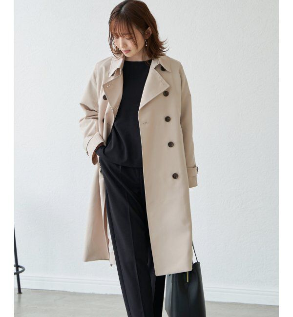 IKKA LOUNGE「撥水ロングトレンチコート」|その他|