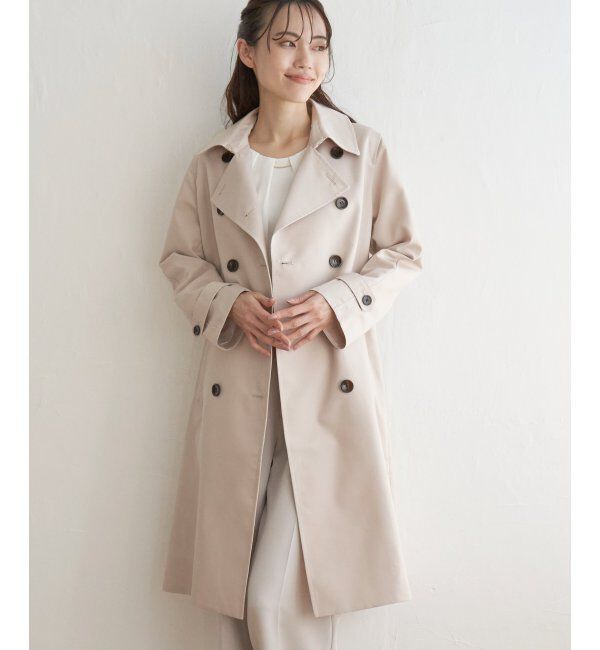 IKKA LOUNGE「撥水ロングトレンチコート」|その他|