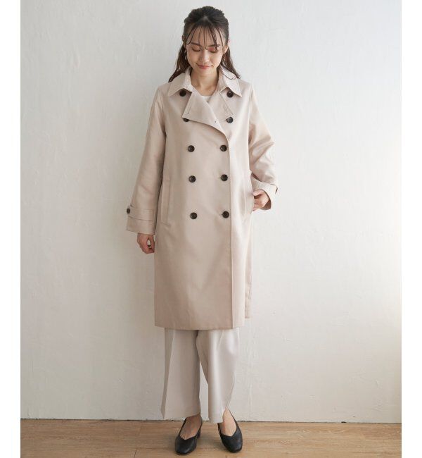 IKKA LOUNGE「撥水ロングトレンチコート」|その他|