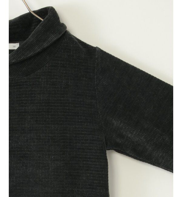 ikka kids「カットモールコンチョショール襟プルオーバー（120~160cm）」|Tシャツ・カットソー|