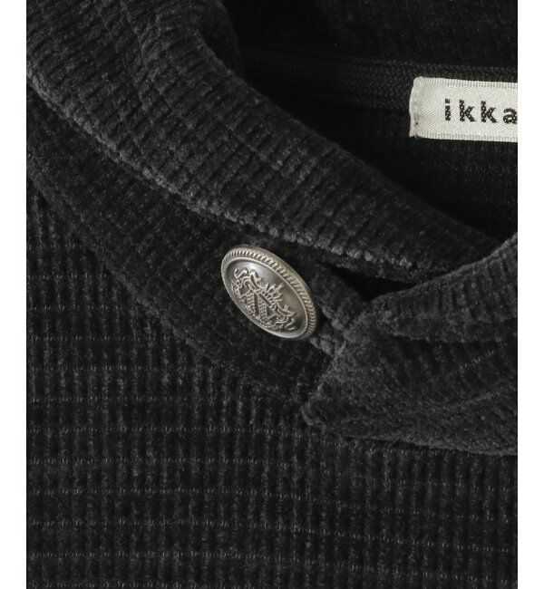 ikka kids「カットモールコンチョショール襟プルオーバー（120~160cm）」|Tシャツ・カットソー|