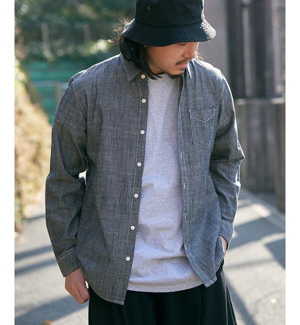 VENCE share style「ダンガリーレギュラーシャツ」|シャツ・ブラウス|