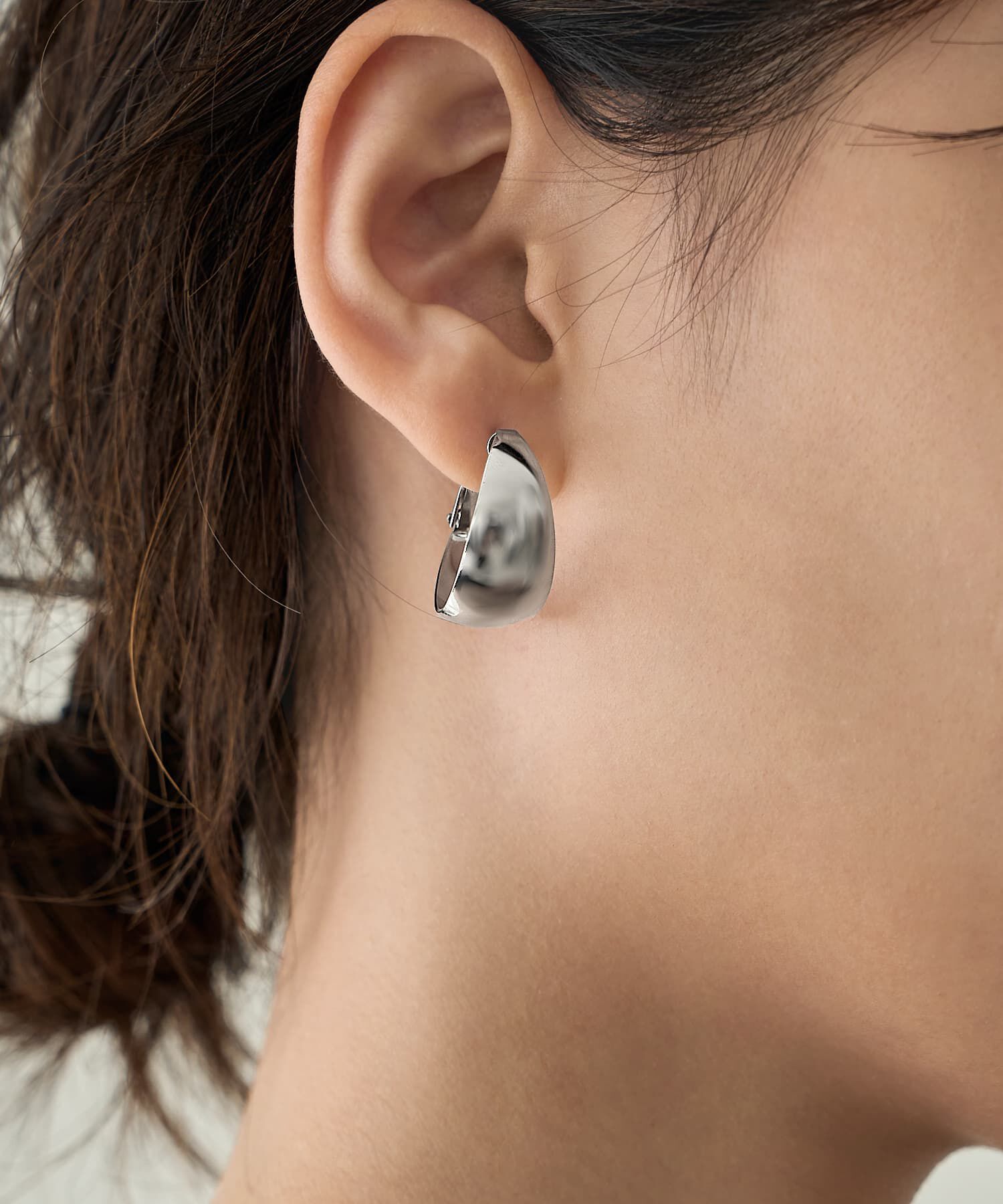 STYLE DELI「膨らみフープピアスB」|ピアス|