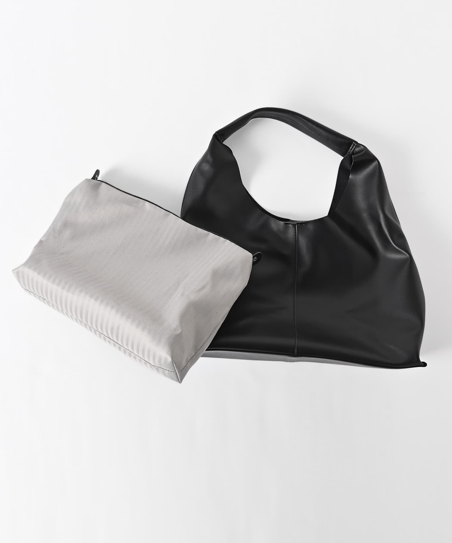 STYLE DELI「【DELI by】トライアングルフォルム・リアルレザートートバッグ」|トートバッグ|