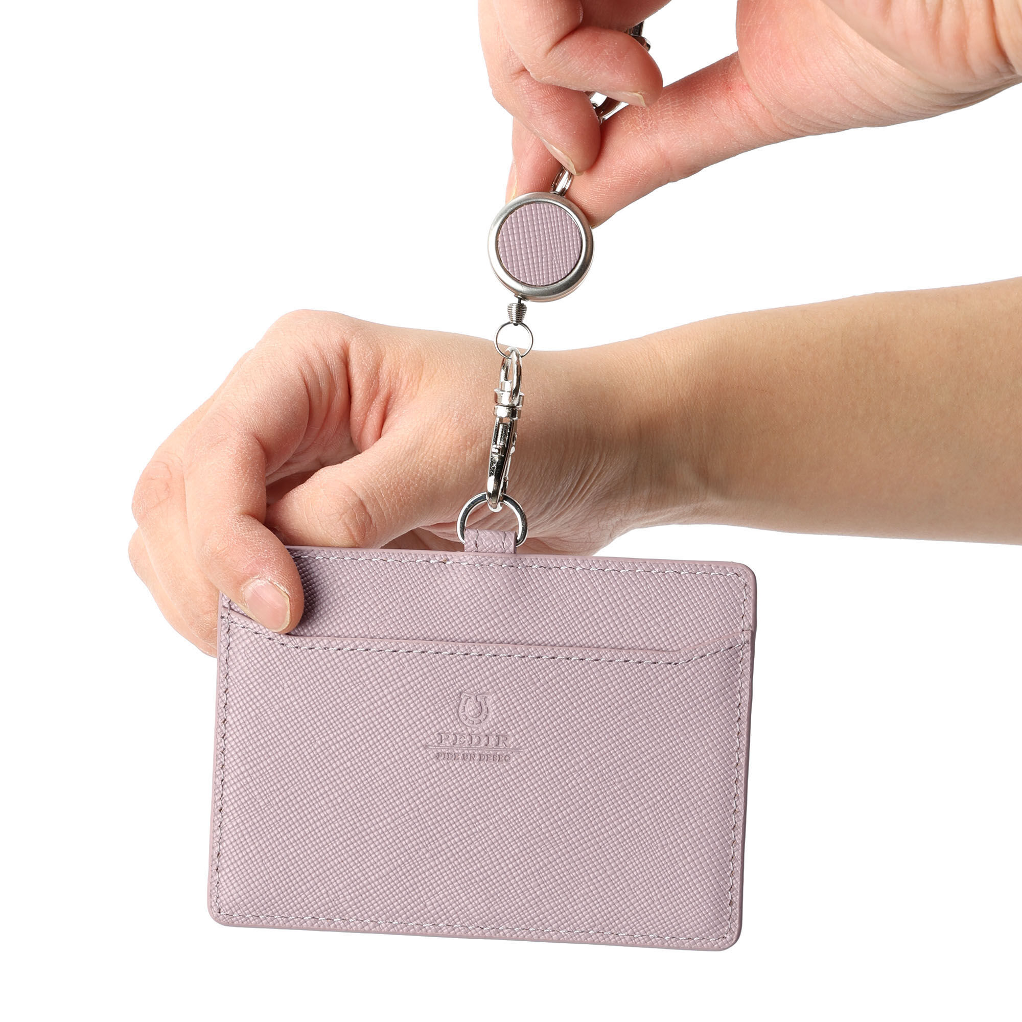 PEDIR「PEDIR(ペディール) リール付IDケース プリズム」|定期入れ|