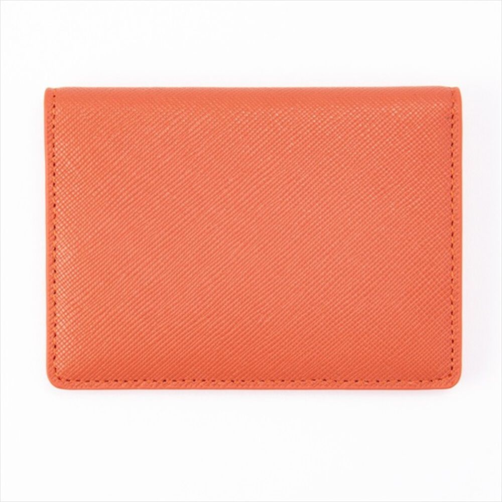 PEDIR「PEDIR(ペディール) ダブルパスケース プリズム」|定期入れ|オレンジ