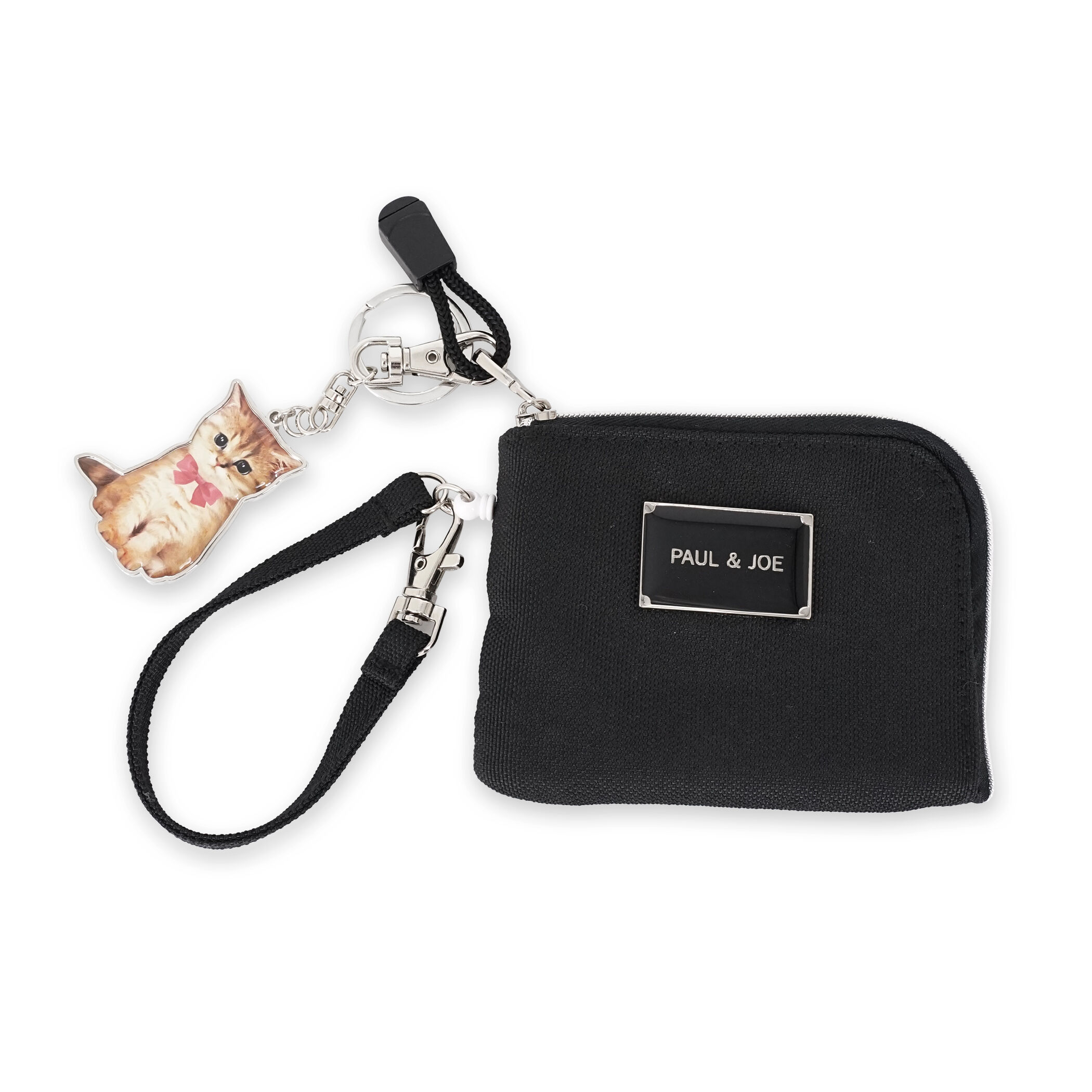 PAUL&JOE「ＰＪ　／　ワッペン・プレートメタル　／　パスコインケース」|定期入れ|