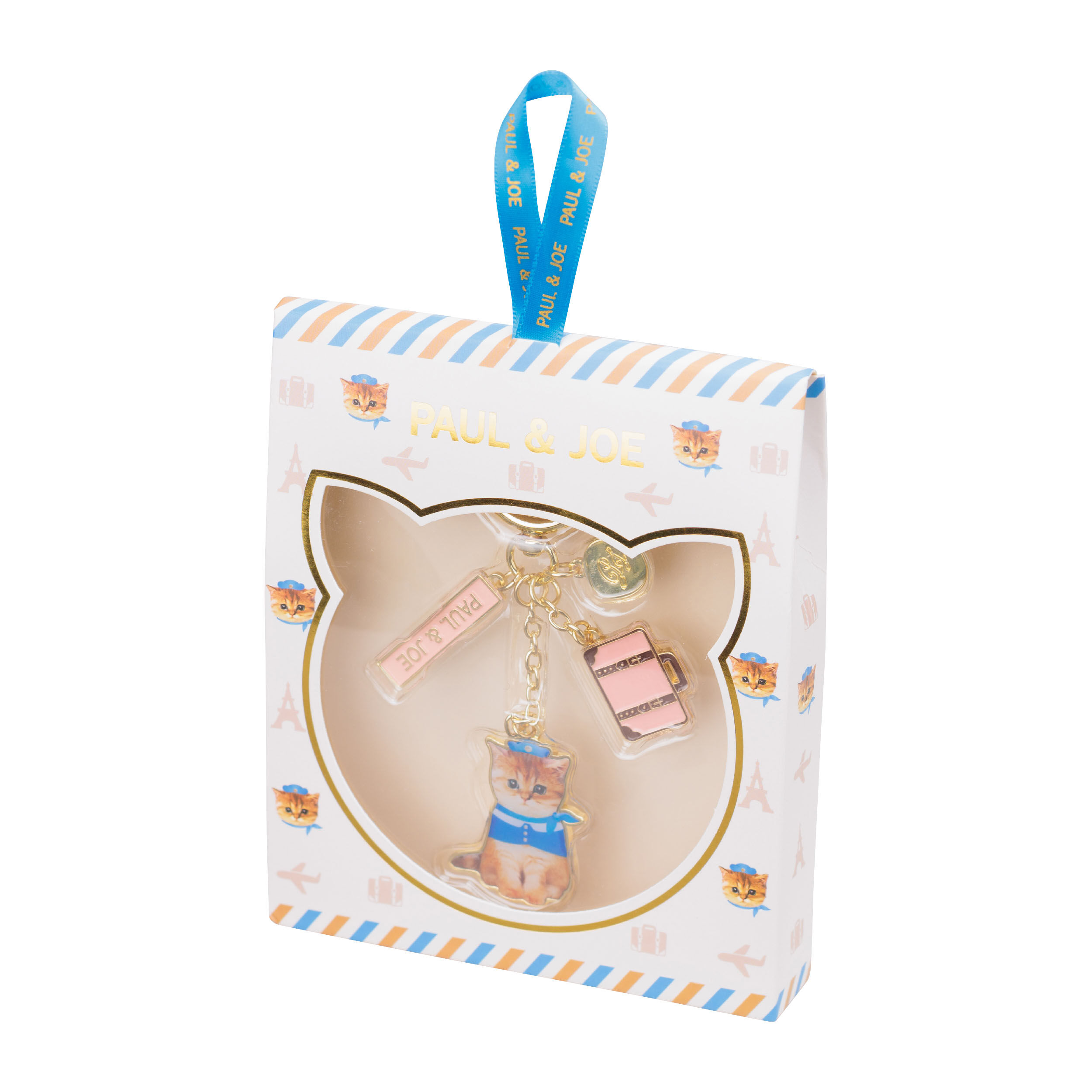 PAUL&JOE「ヌネット・トラベルのキーリング／ポール＆ジョー」|チャーム・キーホルダー|